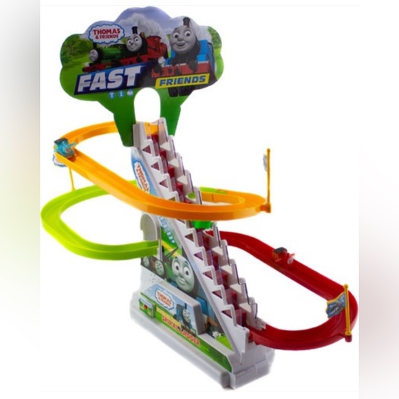 Thomas & friends 🚂 track train climbing stairs set LED lights music - Picture 14 of 14